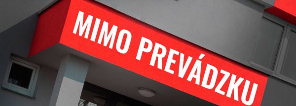 Stredisko údržby je do 18.11. 2020 mimo prevádzku